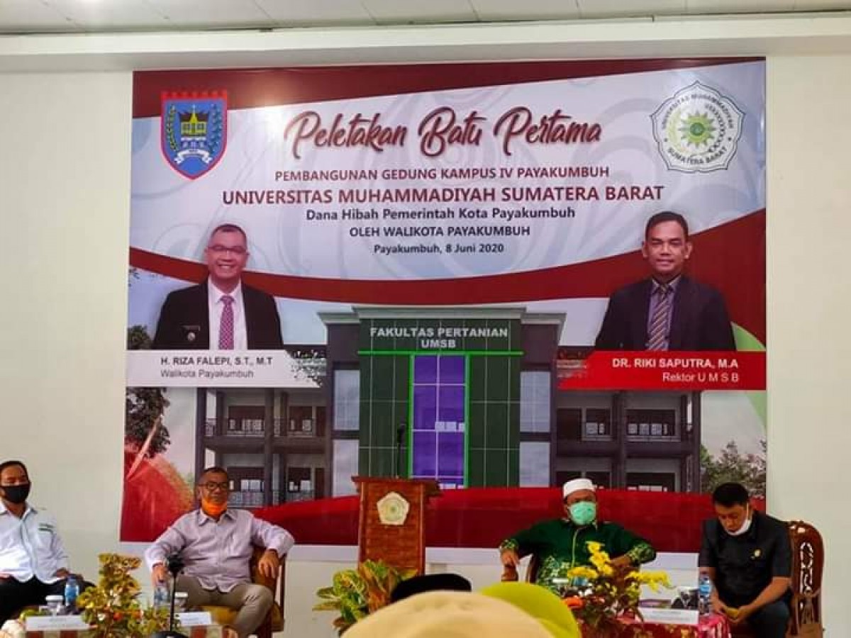 Peletakkan Batu Pertama Pembangunan Kampus Gedung IV Payakumbuh