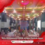 UMSB "KEROYOK" DINAS KOPERINDAG AGAM MELALUI LIMA FAKULTAS