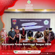 PEMERINTAH KOTA BUKITTINGGI TANDATANGANI NOTA KESEPAKATAN DENGAN UNIVERSITAS MUHAMMADIYAH SUMATERA BARAT