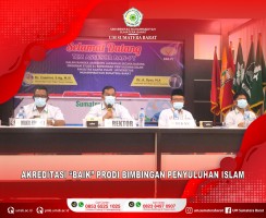 PERINGKAT AKREDITASI “BAIK” DIPEROLEH PRODI BIMBINGAN PENYULUHAN ISLAM FAKULTAS AGAMA ISLAM UNIVERSITAS MUHAMMADIYAH SUMATERA BARAT