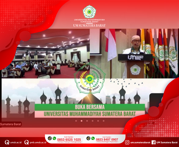 BUKA PUASA BERSAMA CIVITAS AKADEMIKA UNIVERSITAS MUHAMAMDIYAH SUMATERA BARAT