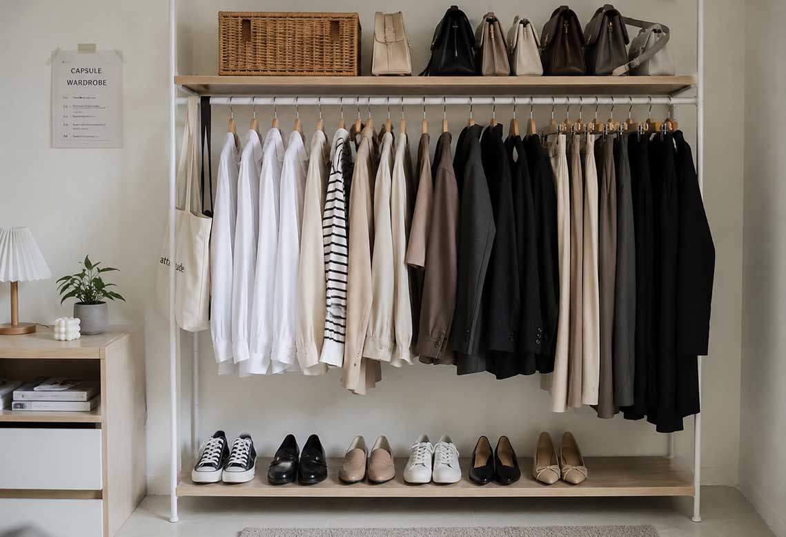 Capsule Wardrobe: Gaya Berbusana Simpel, Rapi dan Hemat bagi Mahasiswa