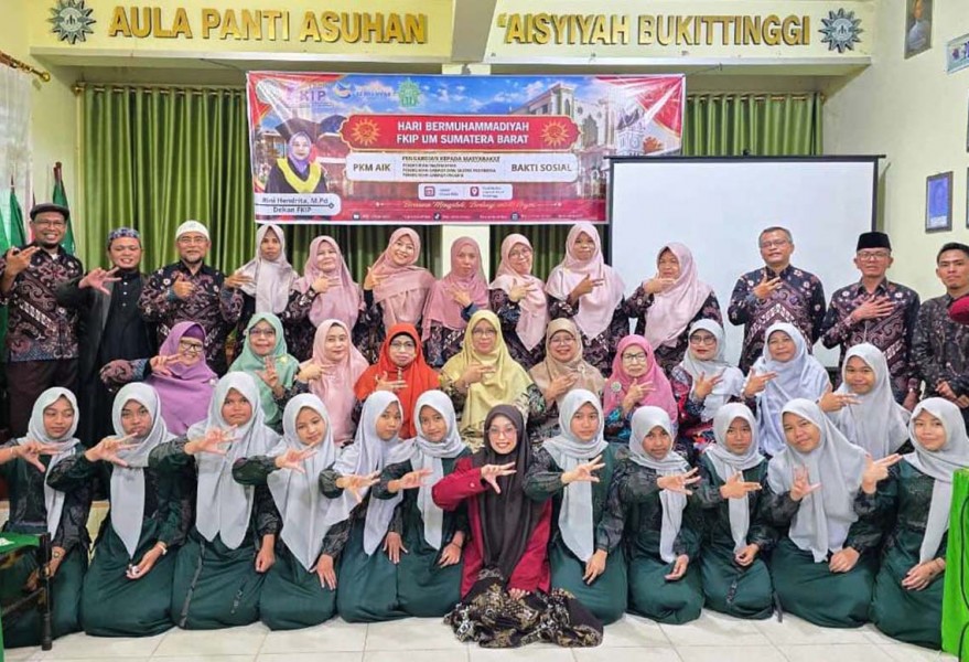 FKIP UM Sumatera Barat Gelar Hari Bermuhammadiyah di Panti Asuhan Aisyiyah Bukittinggi
