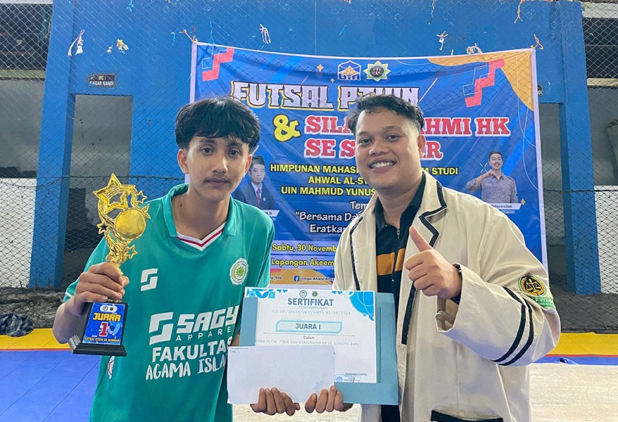 Tim Futsal UM Sumatera Barat Juarai Lomba Futsal PTKIN se-Sumatera Barat