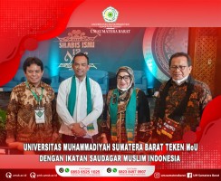 UNIVERSITAS MUHAMMADIYAH SUMATERA BARAT TEKEN MoU DENGAN IKATAN SAUDAGAR MUSLIM INDONESIA