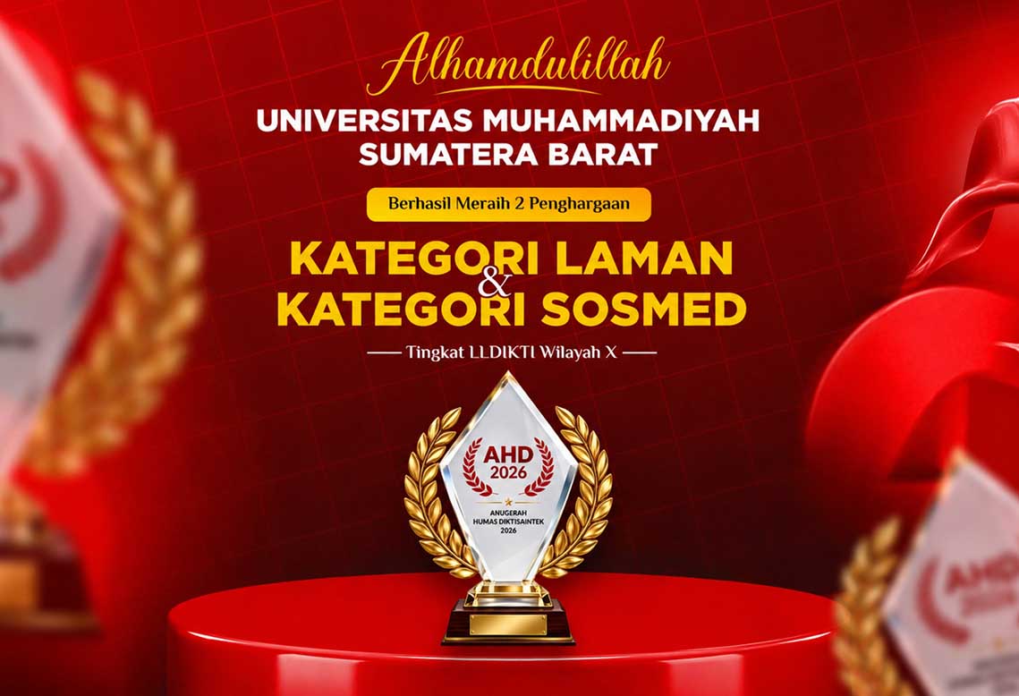 Humas UM Sumatera Barat Sabet Dua Penghargaan Anugerah Humas Diktisaintek 2026