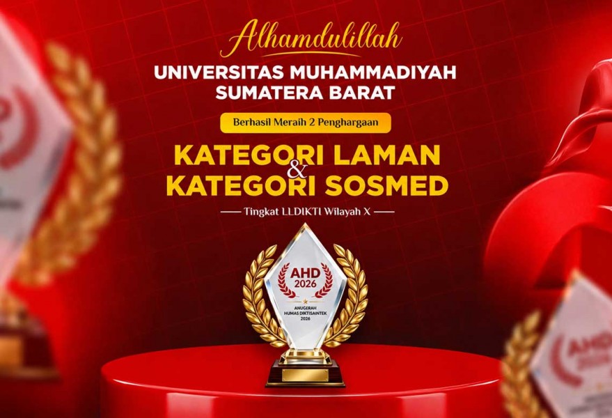 Humas UM Sumatera Barat Sabet Dua Penghargaan Anugerah Humas Diktisaintek 2026 