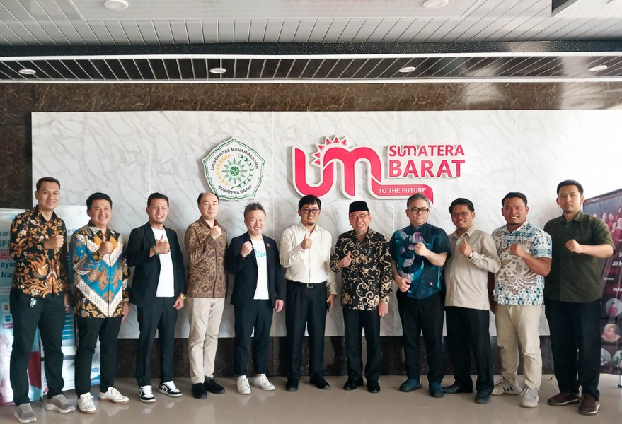 Terima Kunjungan LPK PT Indonesia Nippon Anugerah : UM Sumatera Barat Bahas Potensi Kerjasama Internasional
