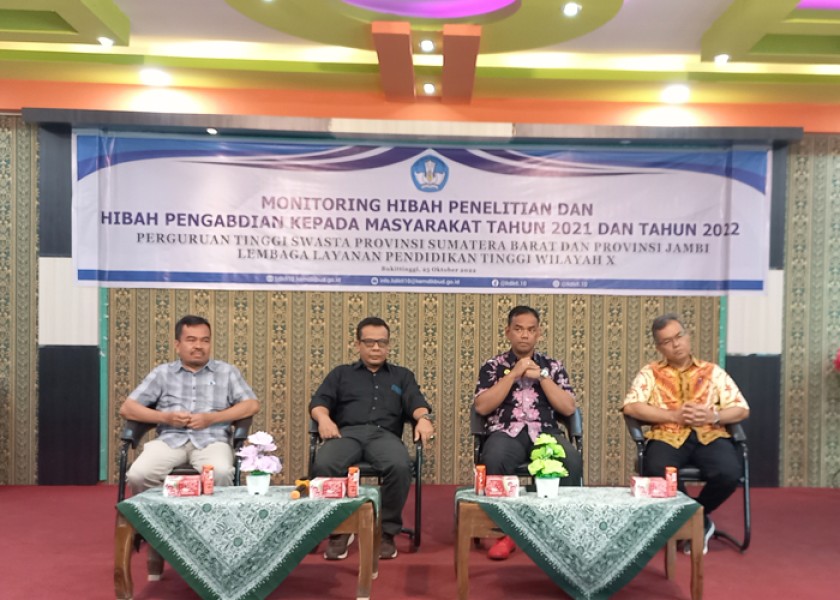 UM Sumatera Barat Fasilitasi Monitoring Dana Hibah Oleh LLDIKTI Wilayah X