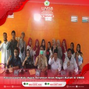 NAGARI PASIA LAWEH KABUPATEN AGAM SERAHKAN ANAK NAGARI KULIAH DI UMSB.