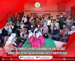 FAKULTAS PARIWISATA UNIVERSITAS MUHAMMADIYAH SUMATERA BARAT BERBAGI TAKJIL KE PANTI ASUHAN DAN RUMAH TAHFIZ