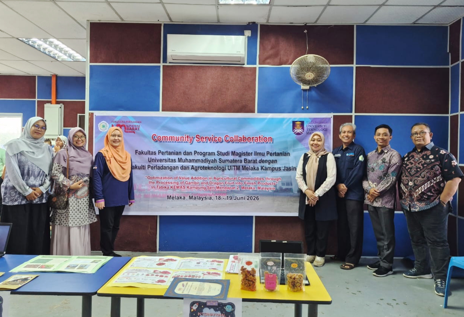 Fakultas Pertanian UM Sumatera Barat Melaksanakan Pengabdian Masyarakat Internasional melalui Program i-SULAM di UiTM Malaysia