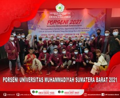 SEMANGAT KEBERSAMAAN MAHASISWA UNIVERSITAS MUHAMMADIYAH SUMATERA BARAT PADA PORSENI UM SUMBAR 2021