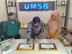 Rektor UMSB Resmikan UMSBPRESS