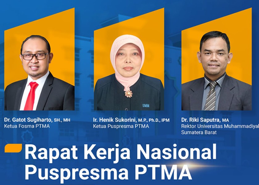 UM Sumbar Tuan Rumah Rakernas Puspresma PTMA Se-Indonesia