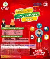 OPEN RECRUITMENT DOSEN DAN KARYAWAN UM SUMBAR TAHUN 2021