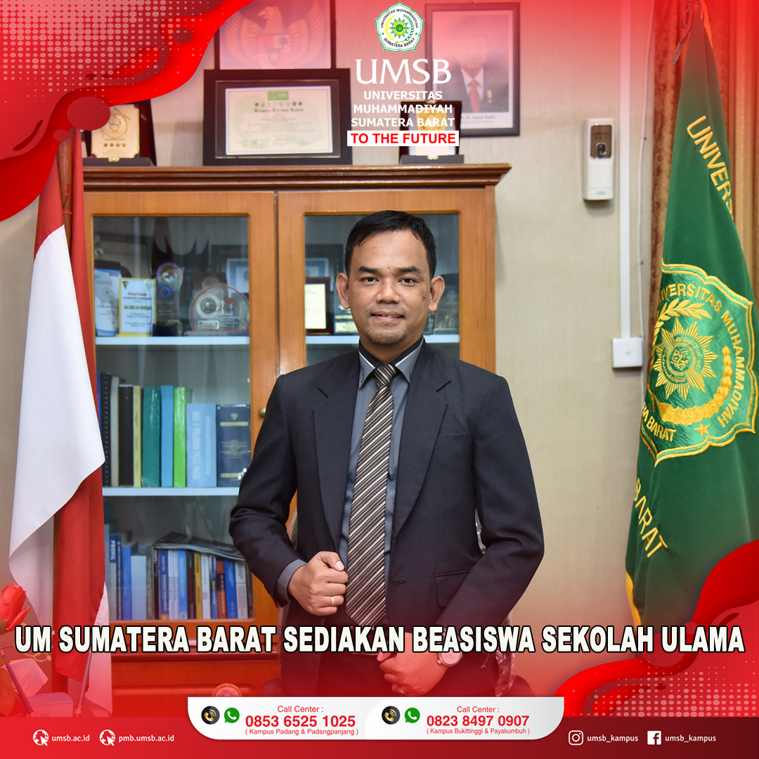 UM SUMATERA BARAT SEDIAKAN BEASISWA SEKOLAH ULAMA