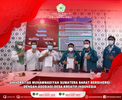 UNIVERSITAS MUHAMMADIYAH SUMATERA BARAT BERSINERGI DENGAN ASOSIASI DESA KREATIF INDONESIA