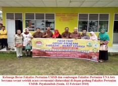 Kunjungan Fak.Pertanian Universitas Asahan (UNA) ke Fak.Pertanian UMSB