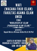 Pengkajian Wacana Fikir Islam (WAFI) Fakultas Agama Islam UMSB dengan tema  “WORLDVIEW OF ISLAM (Pandangan Alam Islam)”