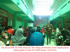 Fakultas Hukum UMSB Jihad Melawan Korupsi 