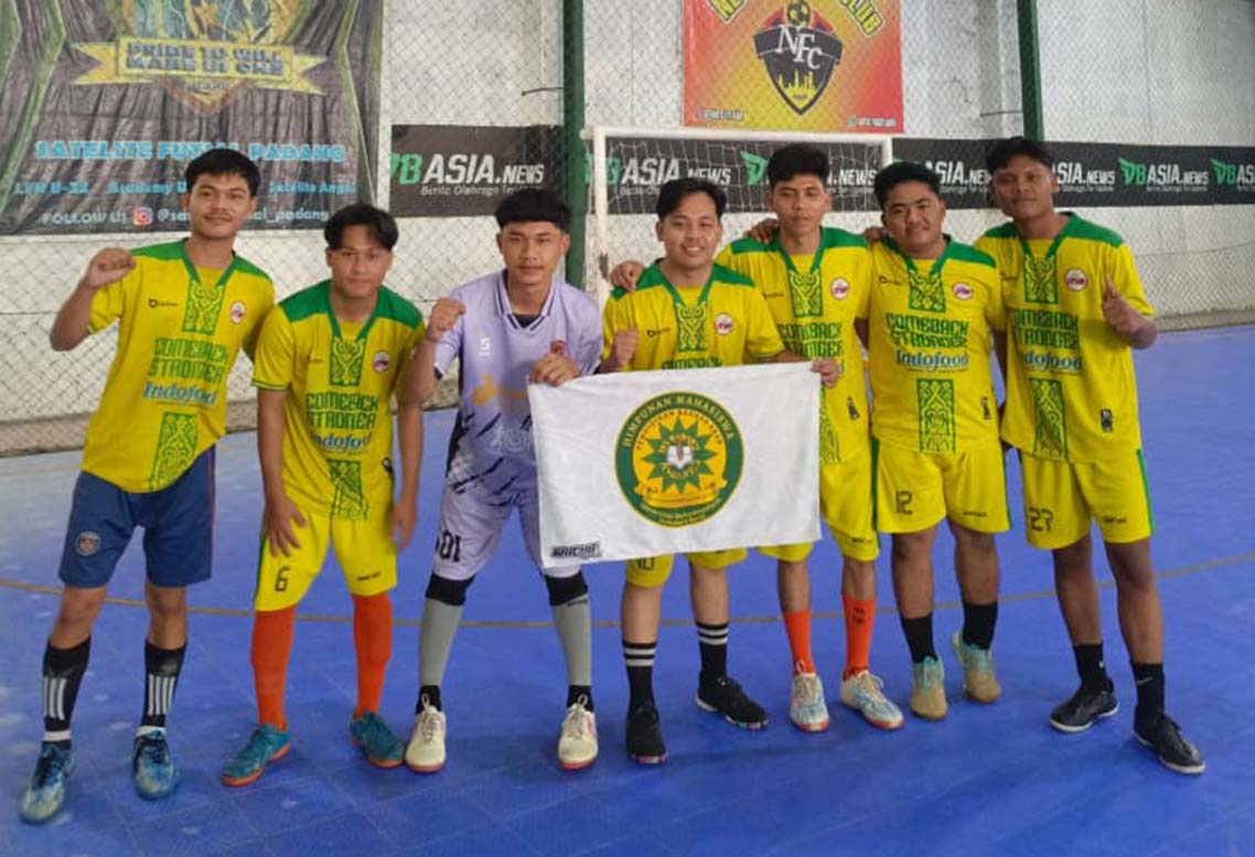 Tim Futsal HMP PBA UM Sumatera Barat Raih Juara 2 Lomba Futsal Mahasiswa se-Sumbar