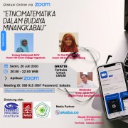 Diskusi Online “Etnomatematika Dalam Budaya Minangkabau”