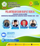 Pelantikan dan Rapat Kerja Pengurus Ikatan Alumni UMSB periode 2020 - 2024