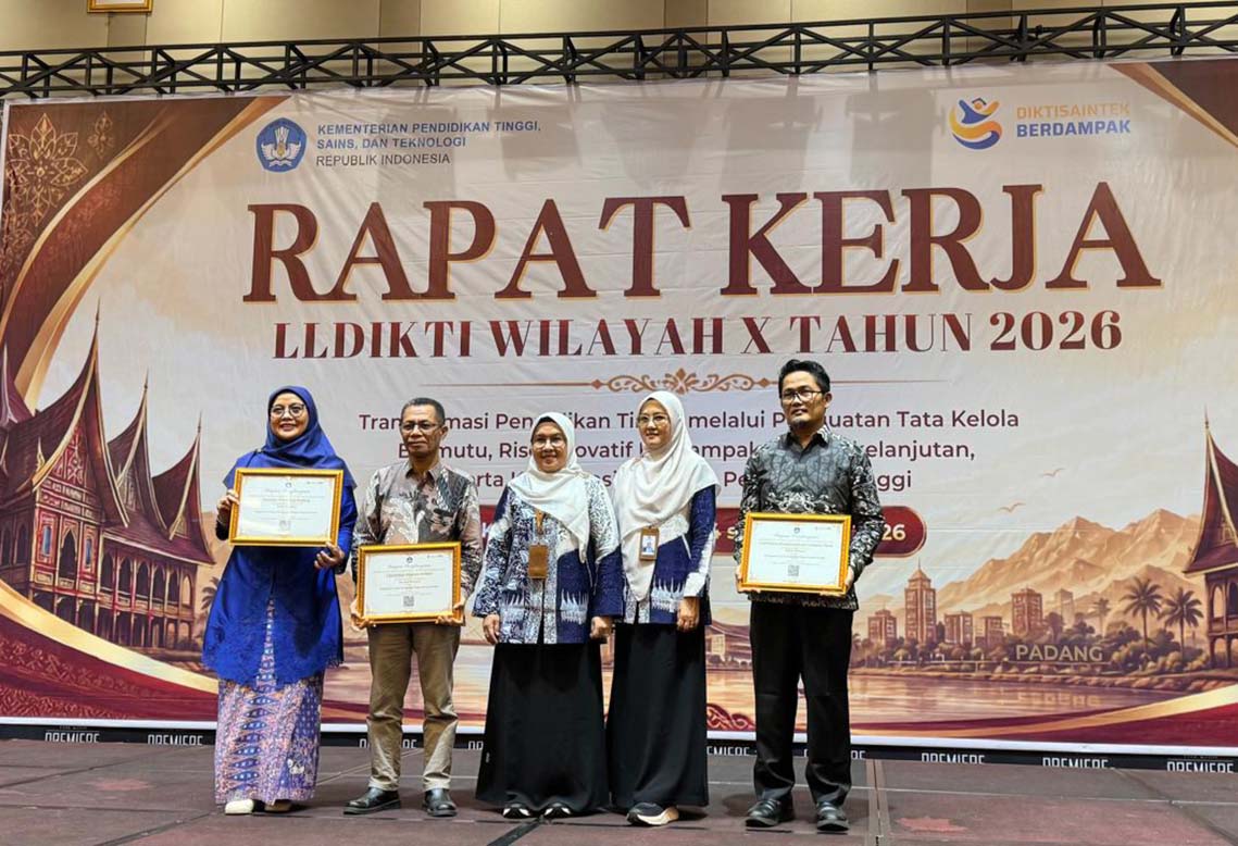 UM Sumatera Barat Sabet Silver Winner Pengelolaan Laman PTS Terbaik pada Raker LLDIKTI Wilayah X 2026