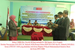 Momentum Pelantikan Direktur Pascasarjana, Dekan FKIP dan Ketua LP3M