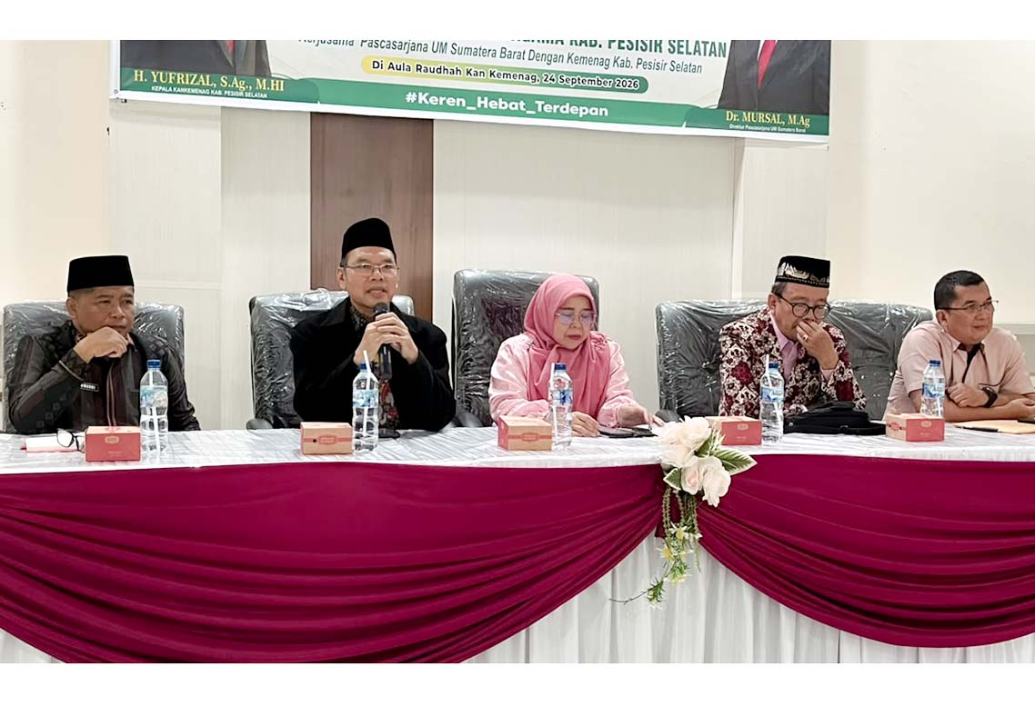 UM Sumatera Barat Perkuat Sinergi dengan Kemenag Pessel dalam Pengembangan Penyuluh Agama