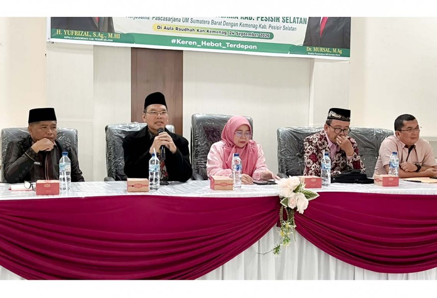 UM Sumatera Barat Perkuat Sinergi dengan Kemenag Pessel dalam Pengembangan Penyuluh Agama