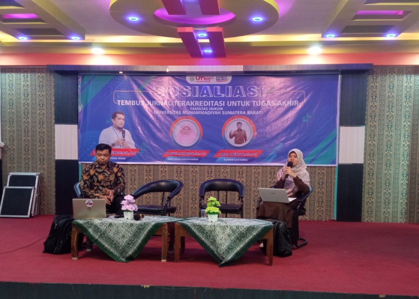 Sosialisasi Jurnal Terakreditasi Untuk Tugas Akhir