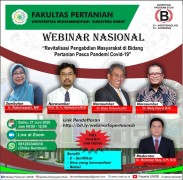 Webinar Revitalisasi Pengabdian Masyarakat di Bidang Pertanian Pasca Pandemi Covid-19
