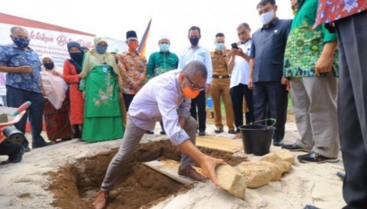 Peletakan Batu Pertama Gedung Kuliah Kampus IV Payakumbuh Universitas Muhammadiyah Sumatra Barat